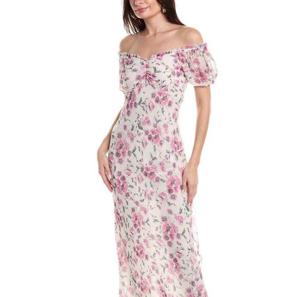 LoveShackFancy Madara Maxi Dress in Trellis Cream - Picture 3 of 3